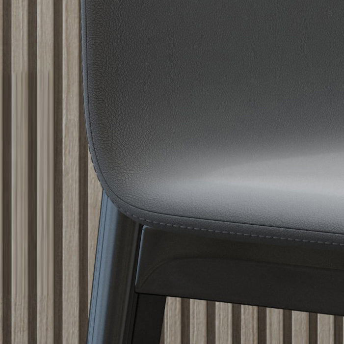 Chaise d'appoint de salon industrielle rembourrée, finition mate, chaise de salle à manger à dossier solide (Ensemble de 2)