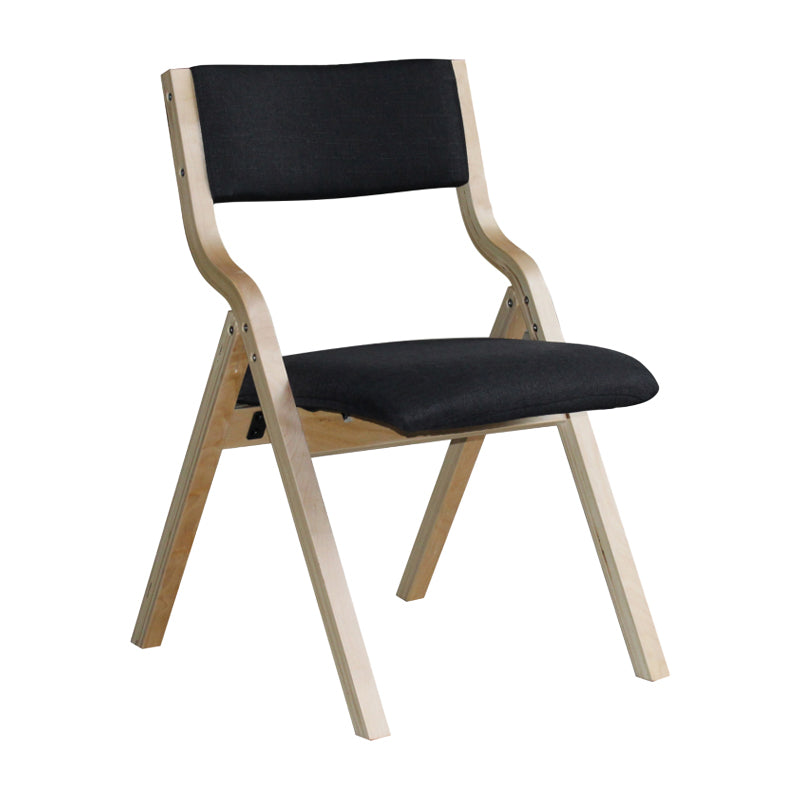 Chaise d'appoint à la maison contemporaine rembourrée, chaise de salle à manger ouverte au fini mat