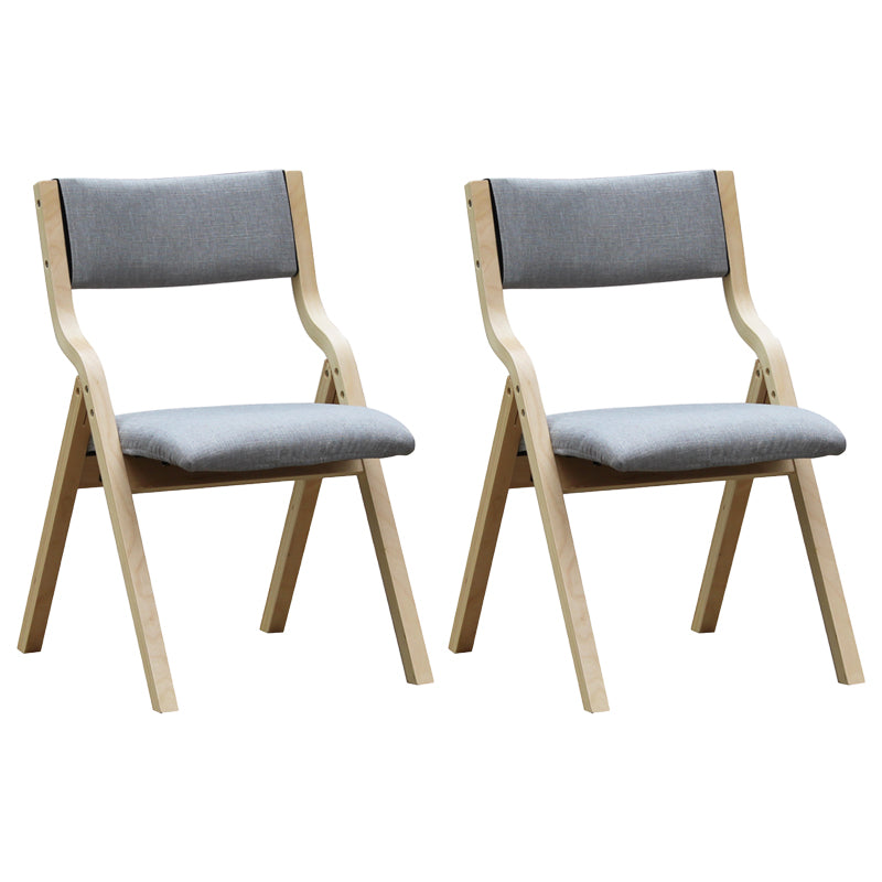 Chaise d'appoint à la maison contemporaine rembourrée, chaise de salle à manger ouverte au fini mat