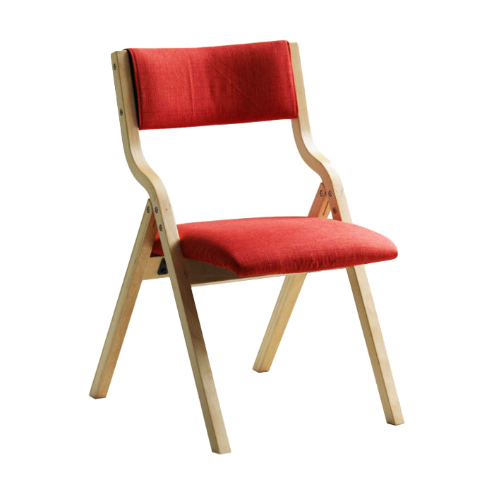 Chaise d'appoint à la maison contemporaine rembourrée, chaise de salle à manger ouverte au fini mat