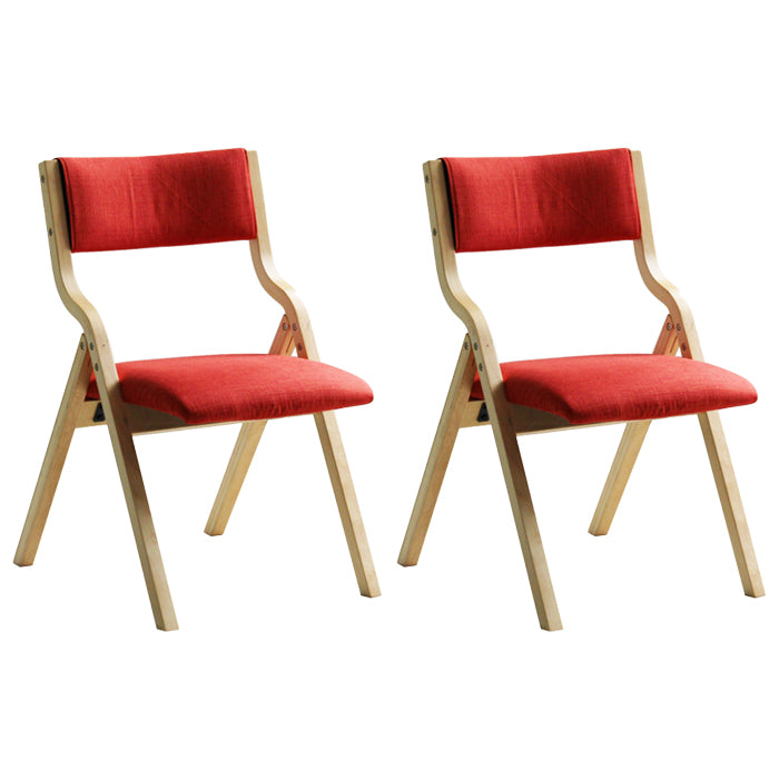 Chaise d'appoint à la maison contemporaine rembourrée, chaise de salle à manger ouverte au fini mat