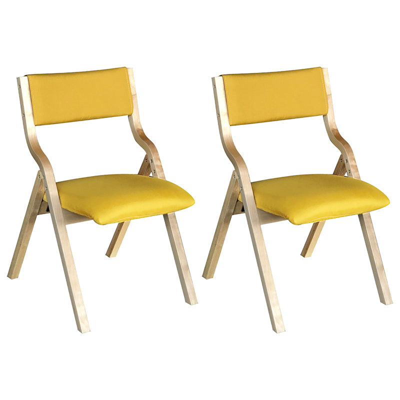 Chaise d'appoint à la maison contemporaine rembourrée, chaise de salle à manger ouverte au fini mat