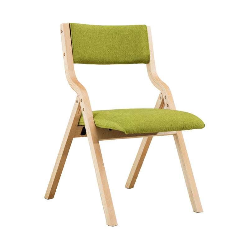 Chaise d'appoint à la maison contemporaine rembourrée, chaise de salle à manger ouverte au fini mat