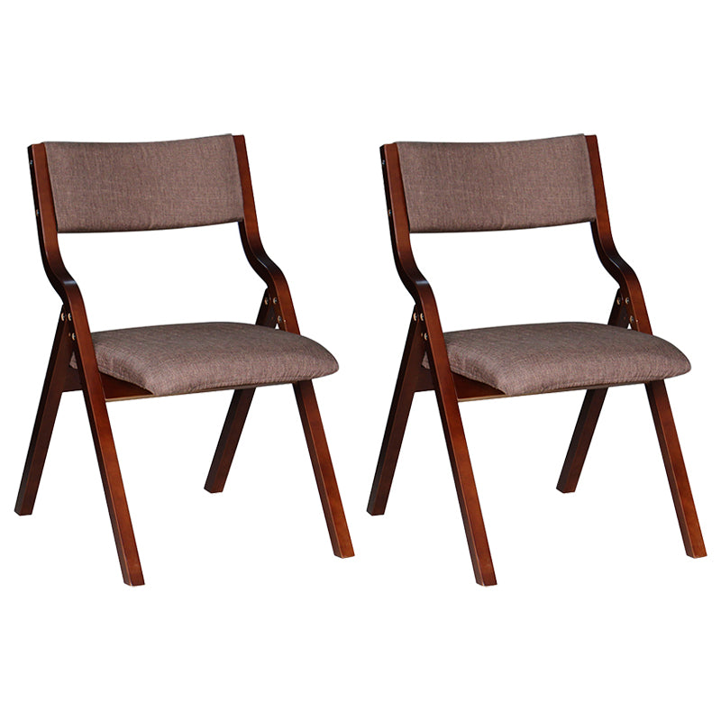 Chaise d'appoint à la maison contemporaine rembourrée, chaise de salle à manger ouverte au fini mat