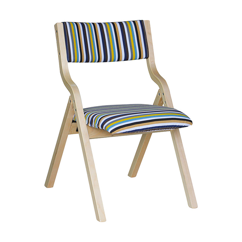 Chaise d'appoint à la maison contemporaine rembourrée, chaise de salle à manger ouverte au fini mat