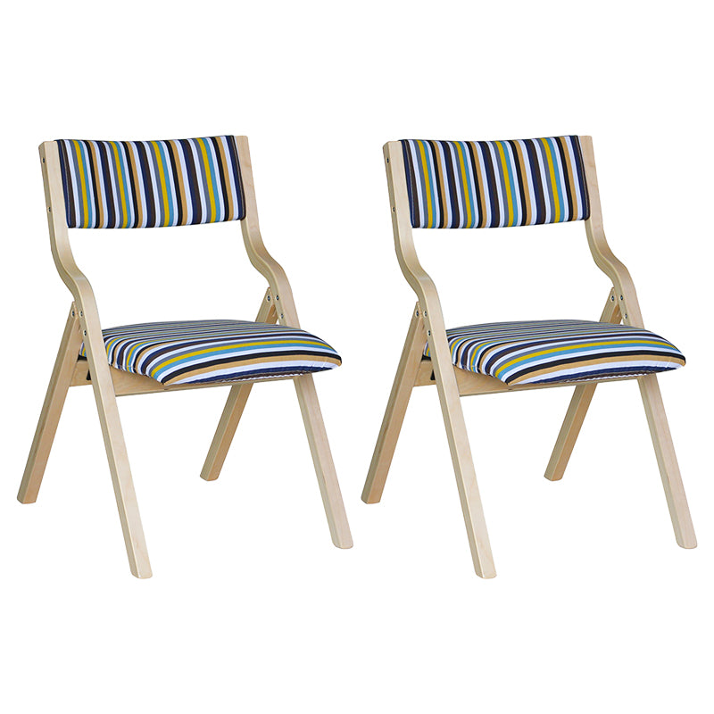 Chaise d'appoint à la maison contemporaine rembourrée, chaise de salle à manger ouverte au fini mat