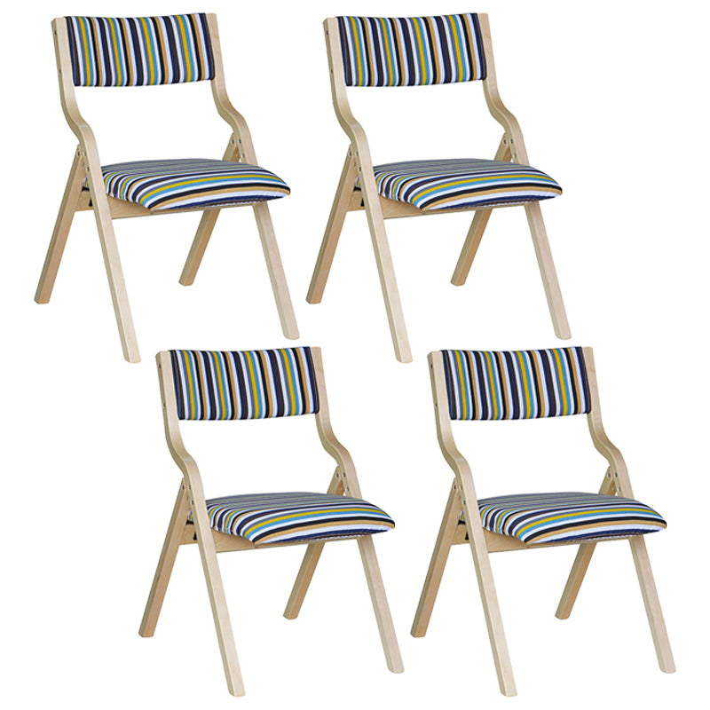Chaise d'appoint à la maison contemporaine rembourrée, chaise de salle à manger ouverte au fini mat