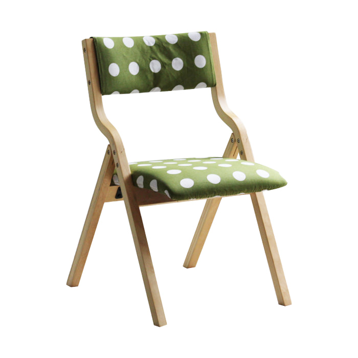 Chaise d'appoint à la maison contemporaine rembourrée, chaise de salle à manger ouverte au fini mat