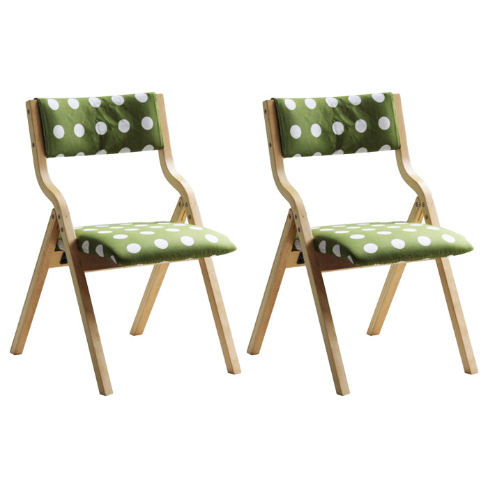 Chaise d'appoint à la maison contemporaine rembourrée, chaise de salle à manger ouverte au fini mat