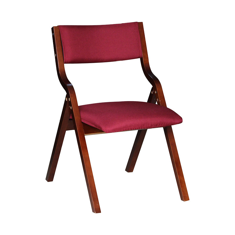 Chaise d'appoint à la maison contemporaine rembourrée, chaise de salle à manger ouverte au fini mat