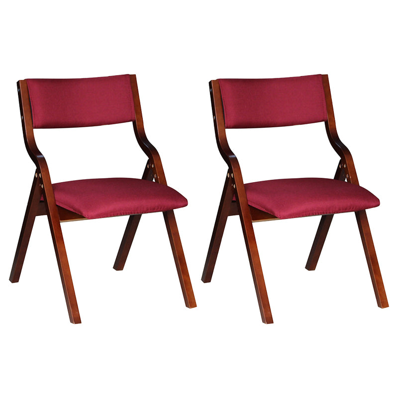 Chaise d'appoint à la maison contemporaine rembourrée, chaise de salle à manger ouverte au fini mat