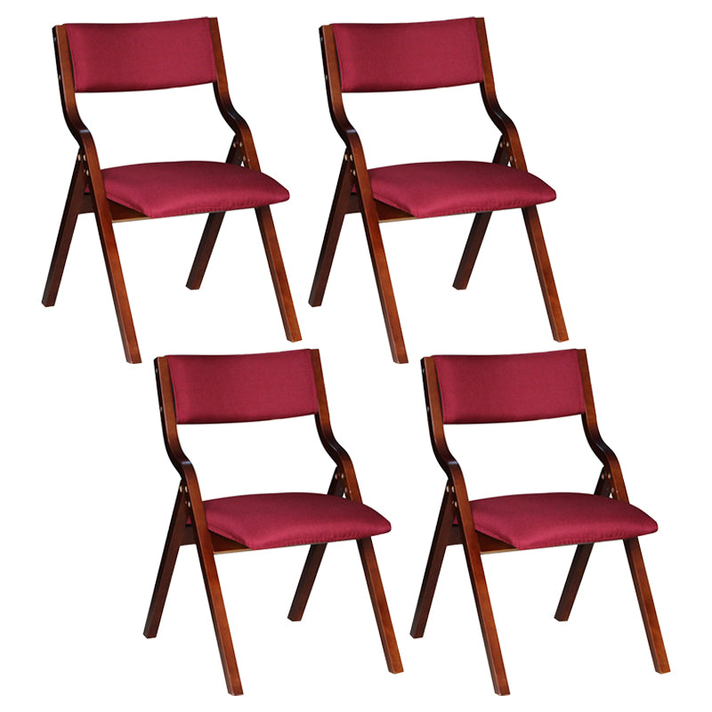 Chaise d'appoint à la maison contemporaine rembourrée, chaise de salle à manger ouverte au fini mat