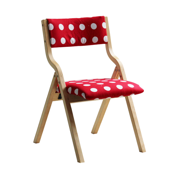 Chaise d'appoint à la maison contemporaine rembourrée, chaise de salle à manger ouverte au fini mat