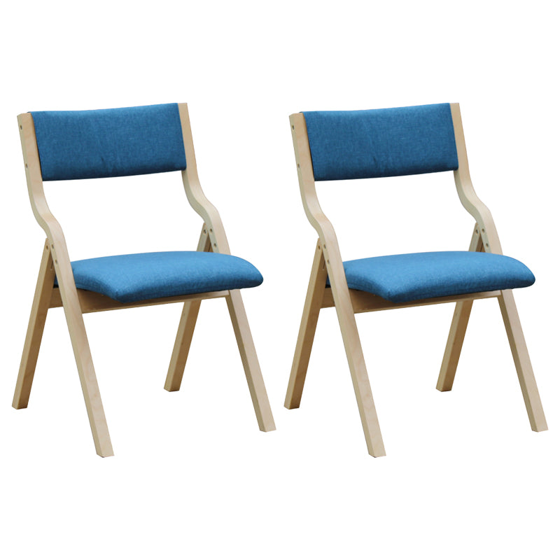 Chaise d'appoint à la maison contemporaine rembourrée, chaise de salle à manger ouverte au fini mat