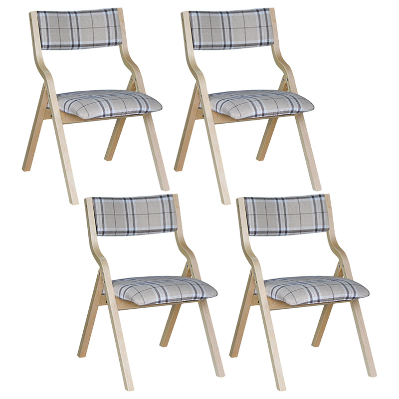 Chaise d'appoint à la maison contemporaine rembourrée, chaise de salle à manger ouverte au fini mat