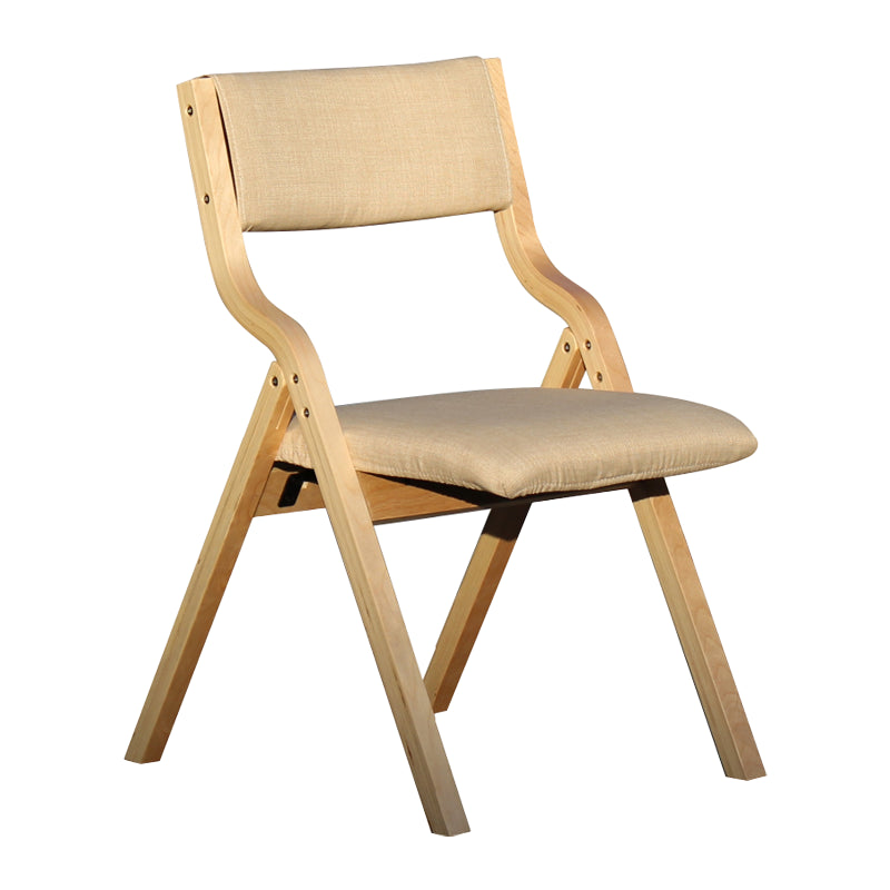 Chaise d'appoint à la maison contemporaine rembourrée, chaise de salle à manger ouverte au fini mat
