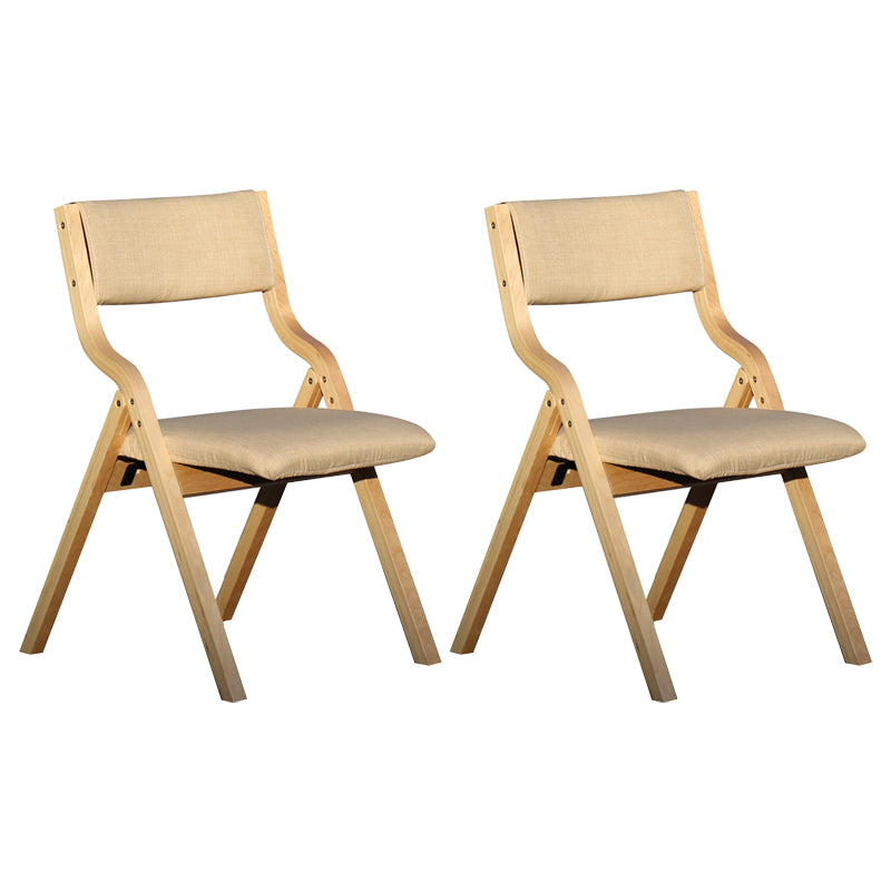 Chaise d'appoint à la maison contemporaine rembourrée, chaise de salle à manger ouverte au fini mat
