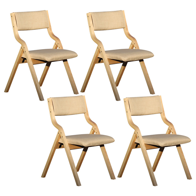 Chaise d'appoint à la maison contemporaine rembourrée, chaise de salle à manger ouverte au fini mat