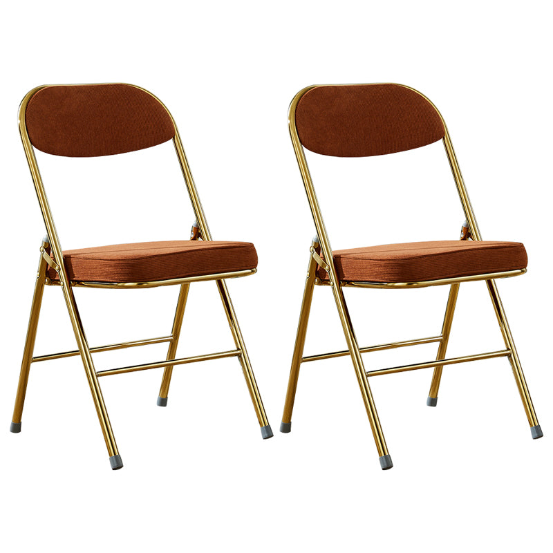 Upholstered Scandinavian Home Side Chair Matte Finish Folding Dining Chair