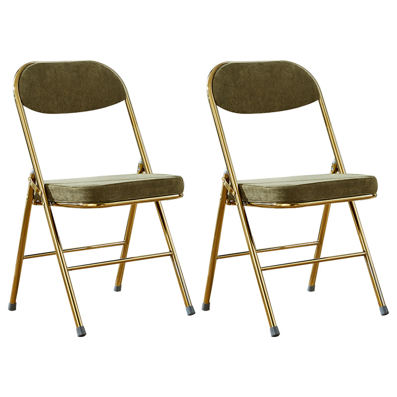 Upholstered Scandinavian Home Side Chair Matte Finish Folding Dining Chair