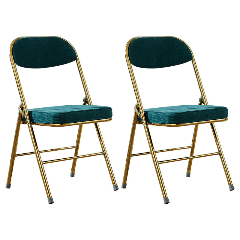 Upholstered Scandinavian Home Side Chair Matte Finish Folding Dining Chair