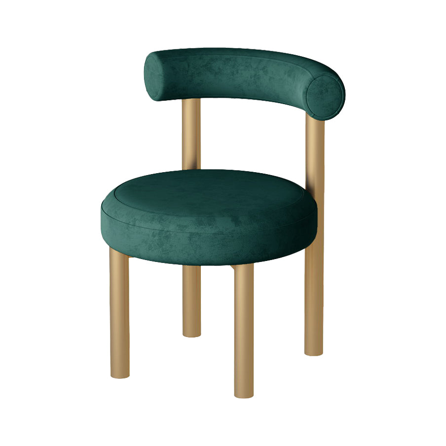 Hedendaagse stijl gestoffeerde armloze eetkamerstoelen open voor de achterkant van de achterste zijstoelen