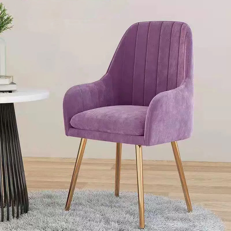 Fauteuil rembourré de Style scandinave, chaise simple à dossier solide pour la maison