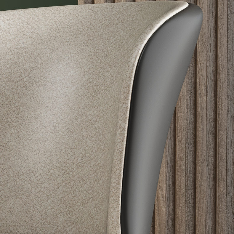 Chaise d'appoint en Faux cuir de Style moderne, chaises de salle à manger sans accoudoirs à dossier solide pour la cuisine