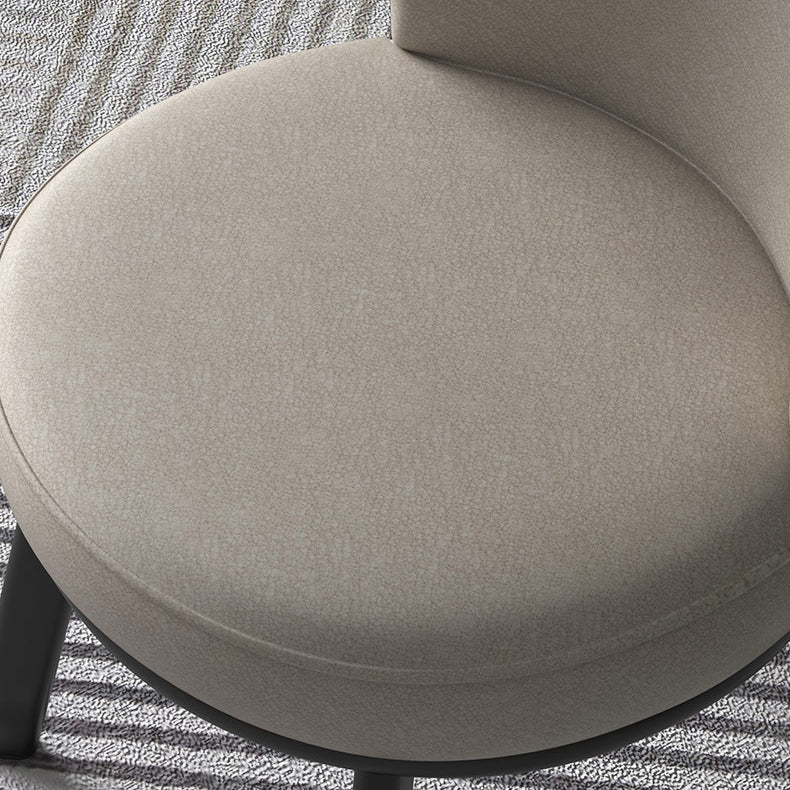 Chaise d'appoint en Faux cuir de Style moderne, chaises de salle à manger sans accoudoirs à dossier solide pour la cuisine