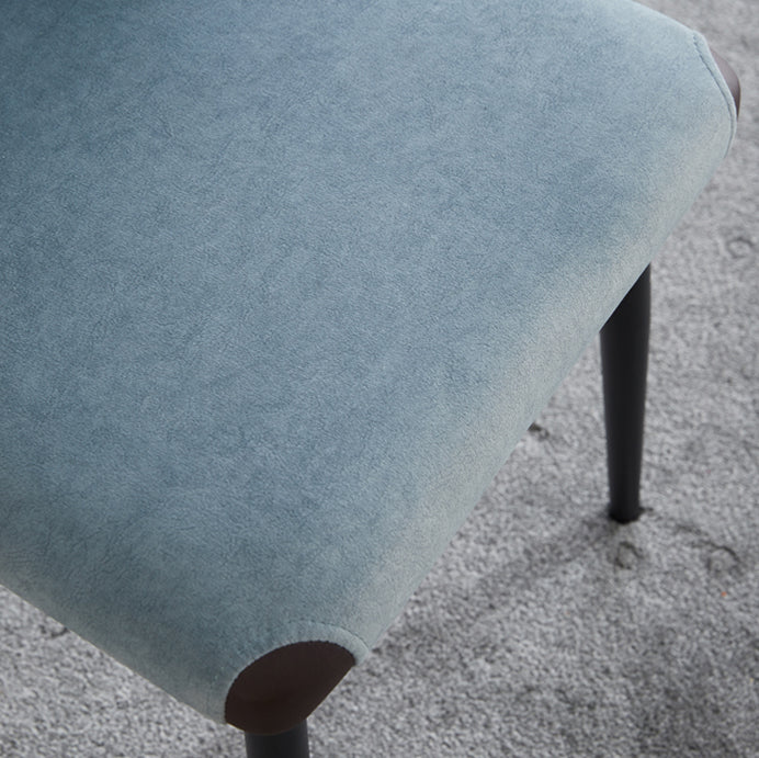 Chaise d'intérieur et d'extérieur moderne en métal, chaise d'appoint à oreilles sans accoudoirs pour salle à manger