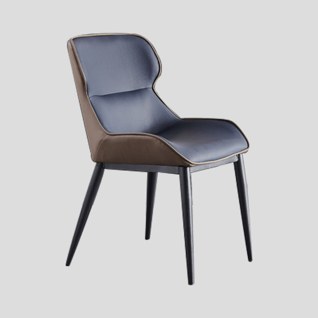 Moderne indoor-outdoor eetkamer fauteuils gestoffeerde linnen stof dineren metalen stoel