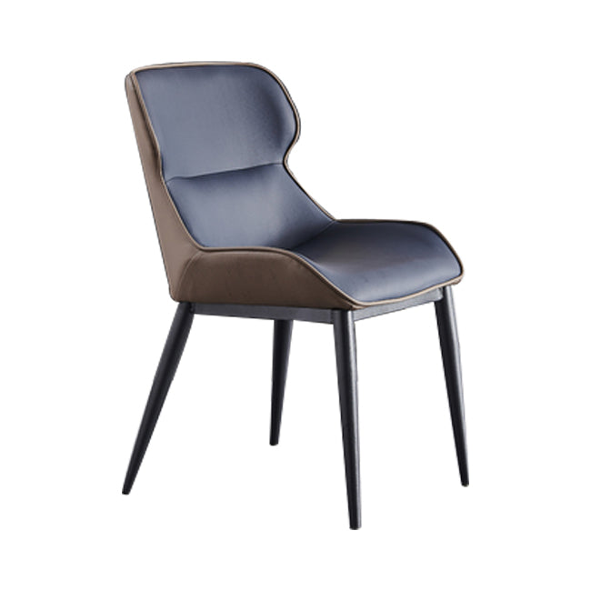 Moderne indoor-outdoor eetkamer fauteuils gestoffeerde linnen stof dineren metalen stoel