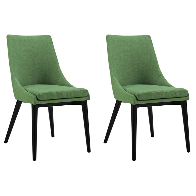 Chaise latérale tapissée contemporaine de restaurant finition mate Parsons dinant la chaise