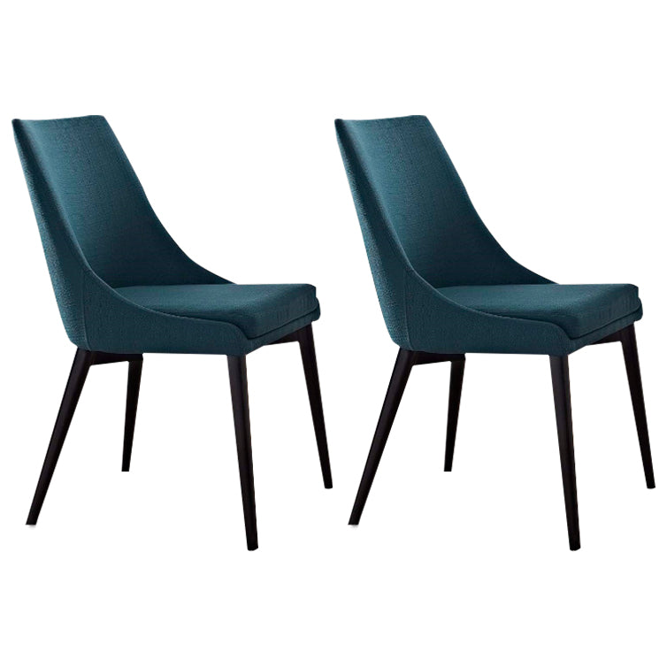 Chaise latérale tapissée contemporaine de restaurant finition mate Parsons dinant la chaise
