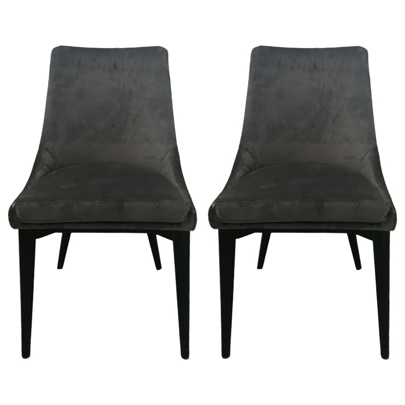 Chaise latérale tapissée contemporaine de restaurant finition mate Parsons dinant la chaise