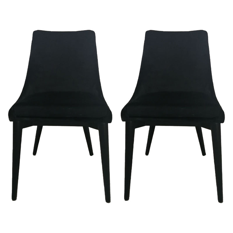 Chaise latérale tapissée contemporaine de restaurant finition mate Parsons dinant la chaise
