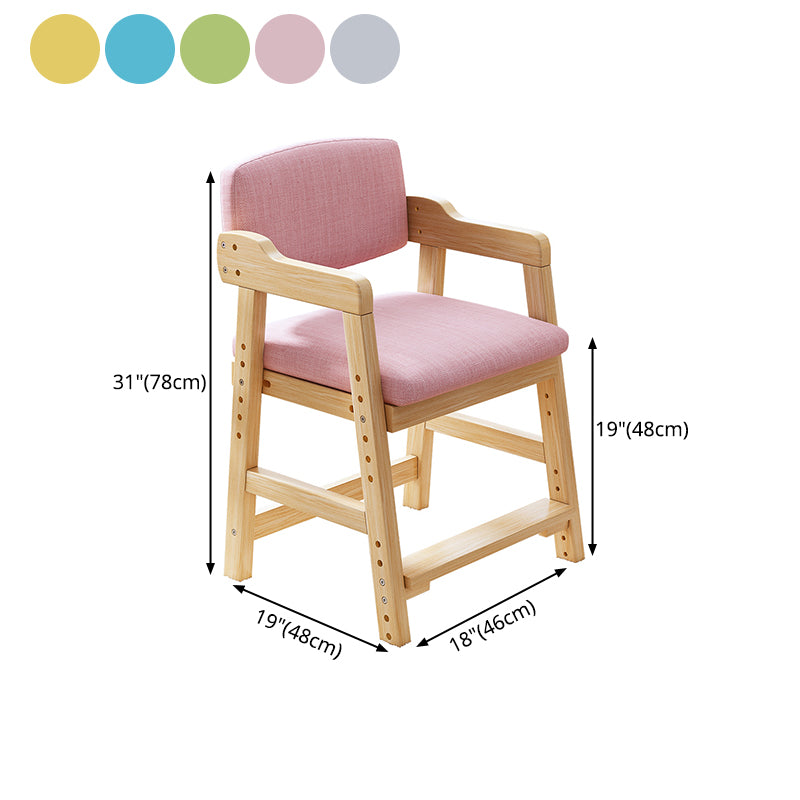 Silla moderna de madera para interiores y exteriores, silla individual de comedor con respaldo abierto y brazo