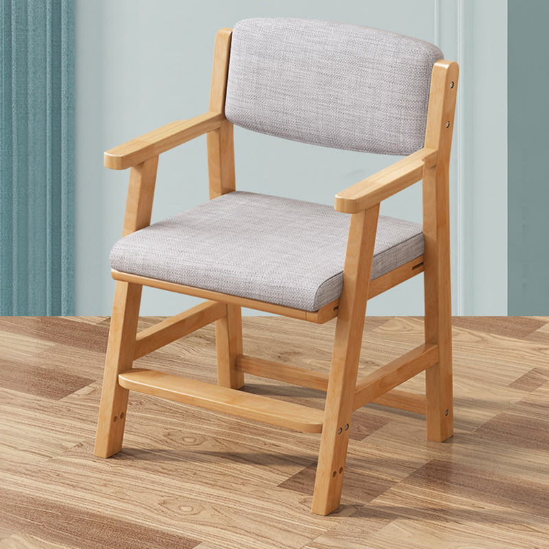 Wood Modern Indoor-Outdoor Chair Open Back Dining Single Chair for Home Use
