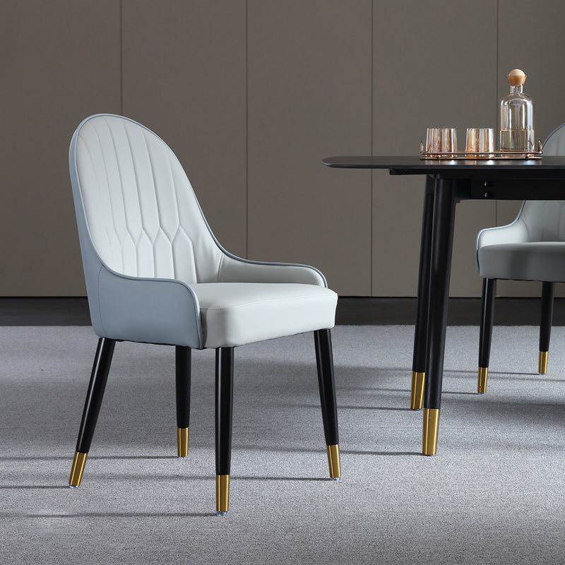 Chaises de salle à manger de Style Glam nordique, chaise latérale avec bras de salle à manger en bois pour la cuisine