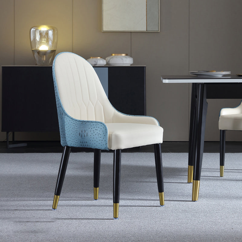 Chaises de salle à manger de Style Glam nordique, chaise latérale avec bras de salle à manger en bois pour la cuisine