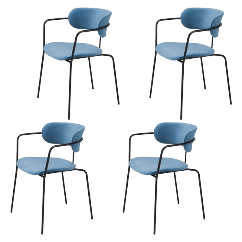 Chaises de salle à manger en métal de style industriel, chaises de salle à manger empilables pour la cuisine