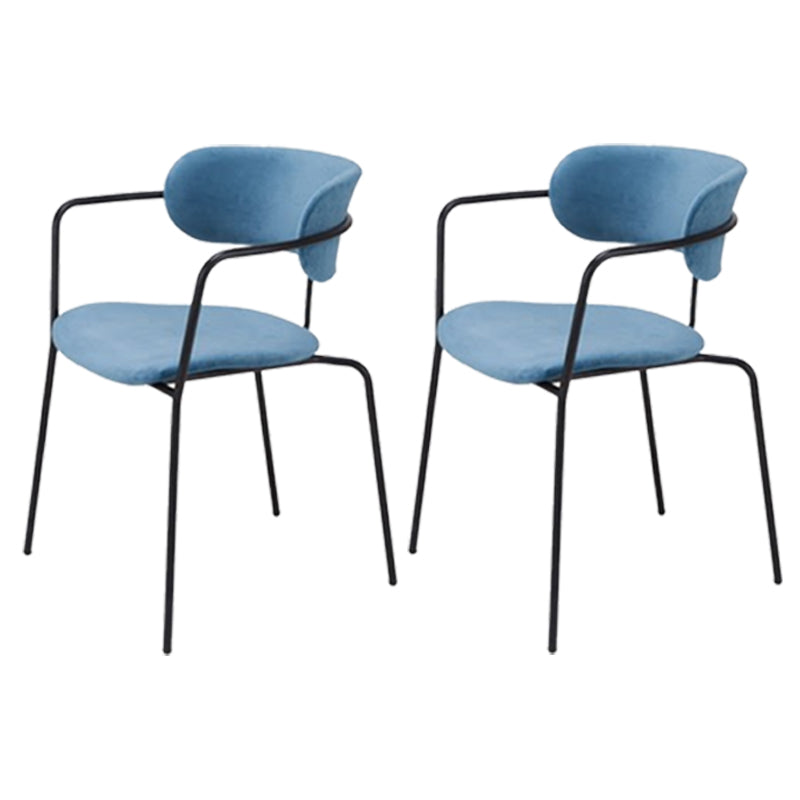 Chaises de salle à manger en métal de style industriel, chaises de salle à manger empilables pour la cuisine