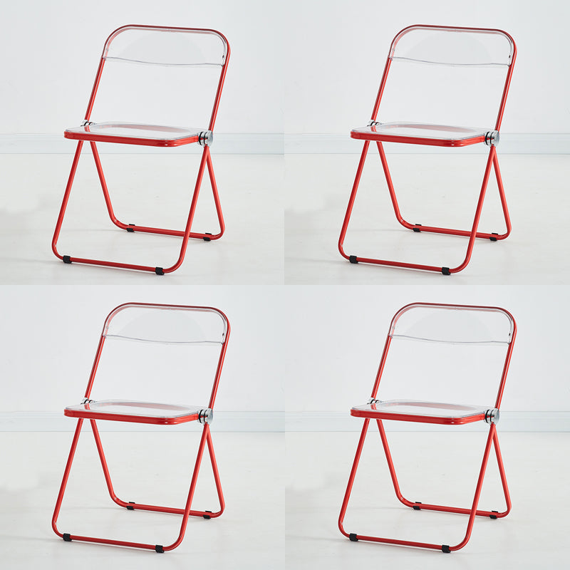 Chaise d'intérieur et d'extérieur moderne, chaise d'appoint en métal, pliable, à dossier ouvert, pour salle à manger