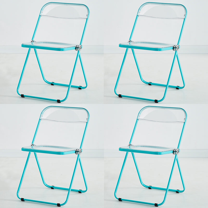 Chaise d'intérieur et d'extérieur moderne, chaise d'appoint en métal, pliable, à dossier ouvert, pour salle à manger