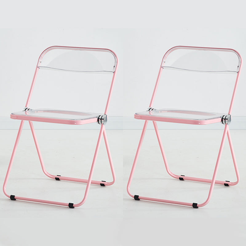 Chaise d'intérieur et d'extérieur moderne, chaise d'appoint en métal, pliable, à dossier ouvert, pour salle à manger