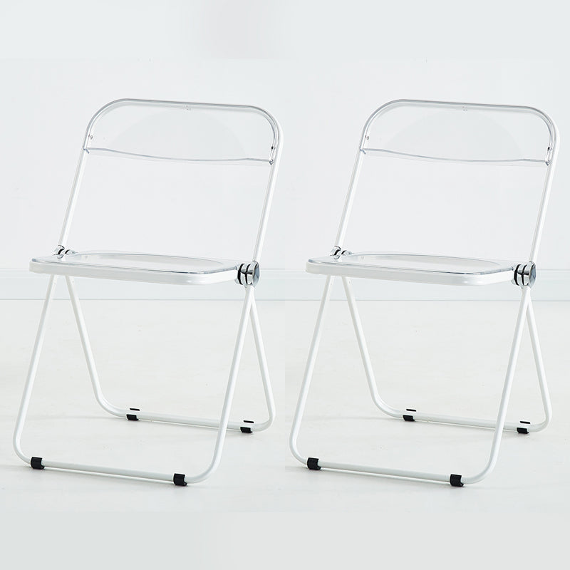 Chaise d'intérieur et d'extérieur moderne, chaise d'appoint en métal, pliable, à dossier ouvert, pour salle à manger