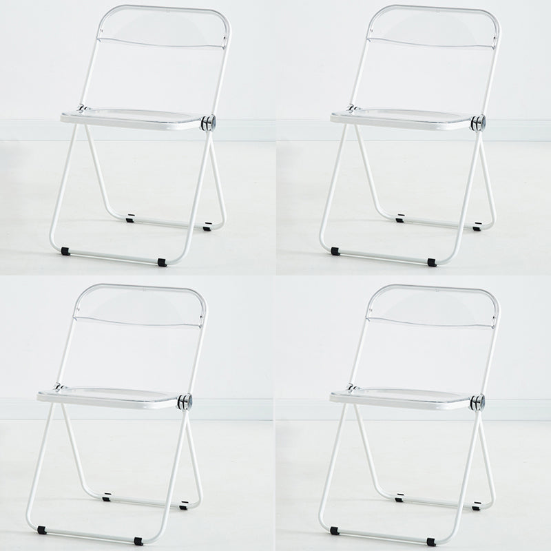 Chaise d'intérieur et d'extérieur moderne, chaise d'appoint en métal, pliable, à dossier ouvert, pour salle à manger