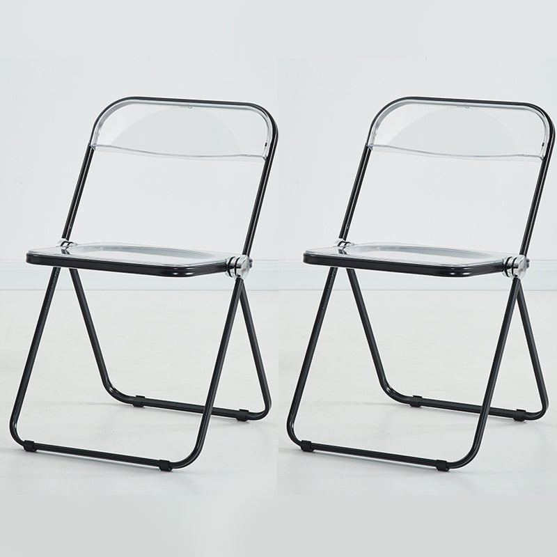 Chaise d'intérieur et d'extérieur moderne, chaise d'appoint en métal, pliable, à dossier ouvert, pour salle à manger