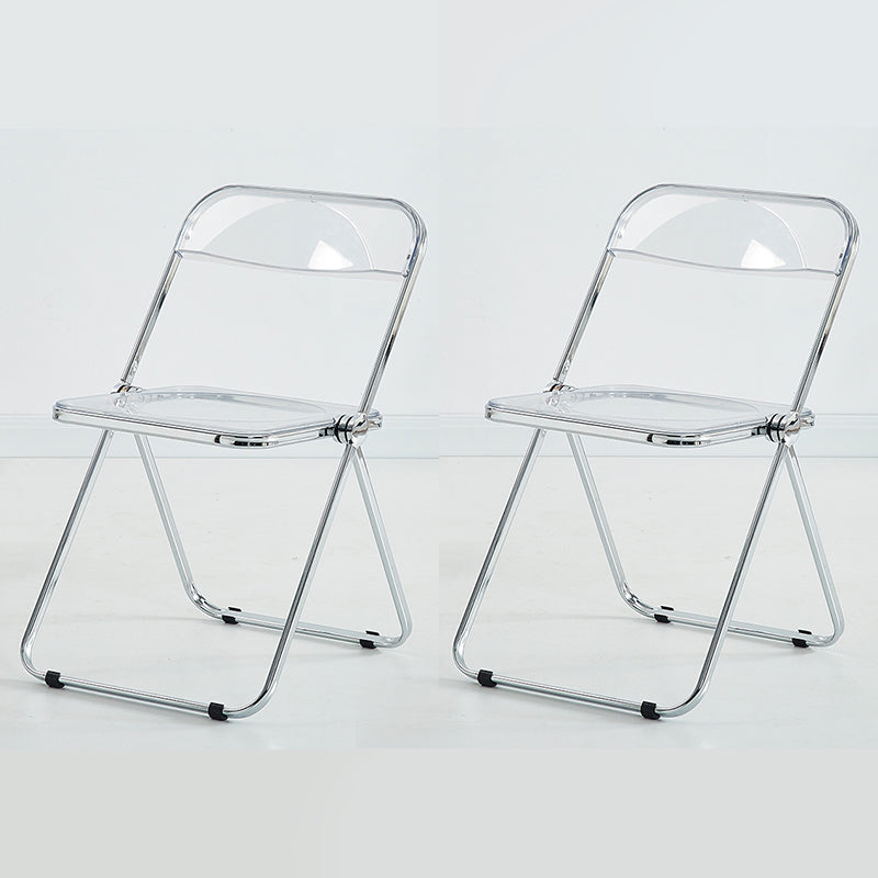Chaise d'intérieur et d'extérieur moderne, chaise d'appoint en métal, pliable, à dossier ouvert, pour salle à manger
