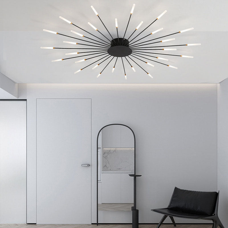 Simplicity Flush Mount Light Sputnik LED Ceiling Light Fixtures for Living Room